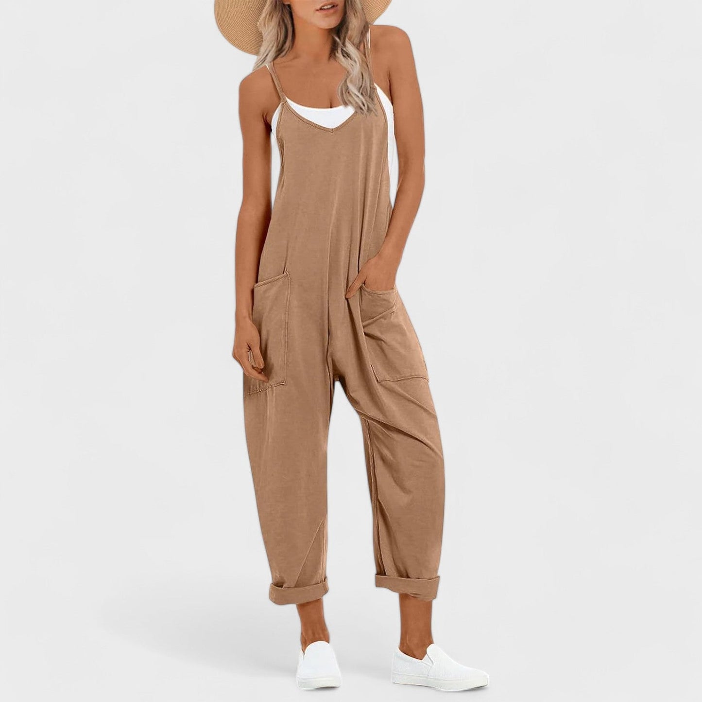 Lily | Jumpsuit med spagettiband och fickor
