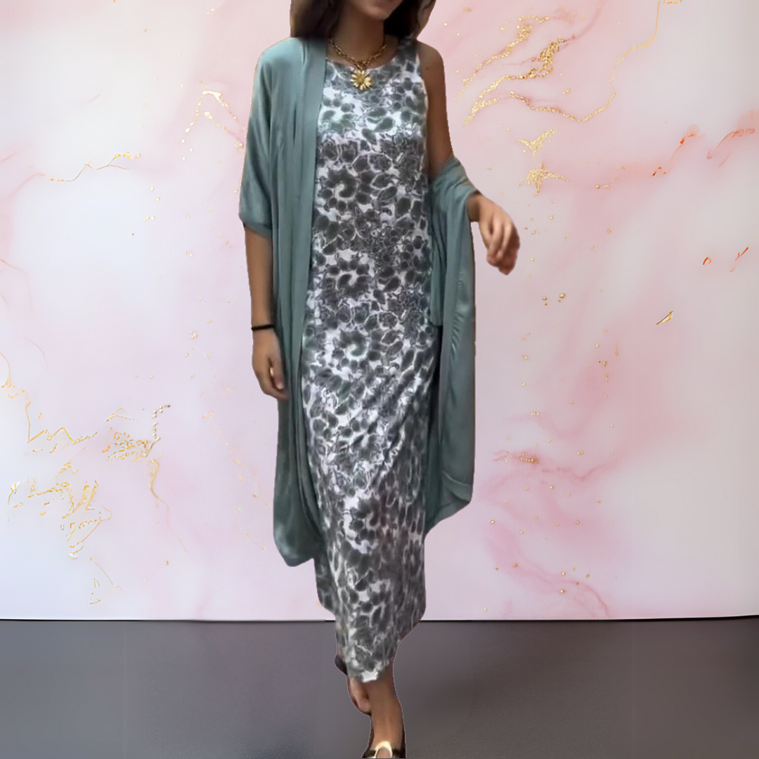 Melanie | Elegant klänning med cardigan