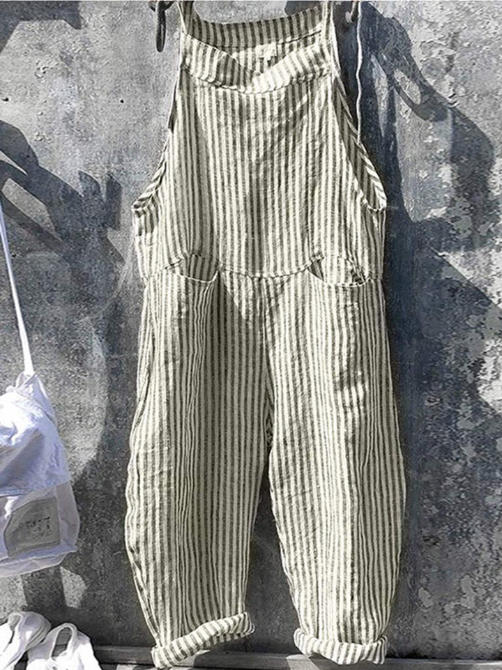 Julia | Trendig randig jumpsuit