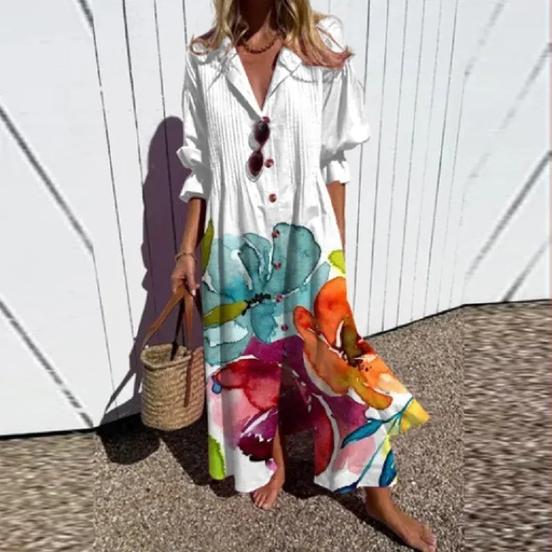 Chantal | Elegant Boho Klänning