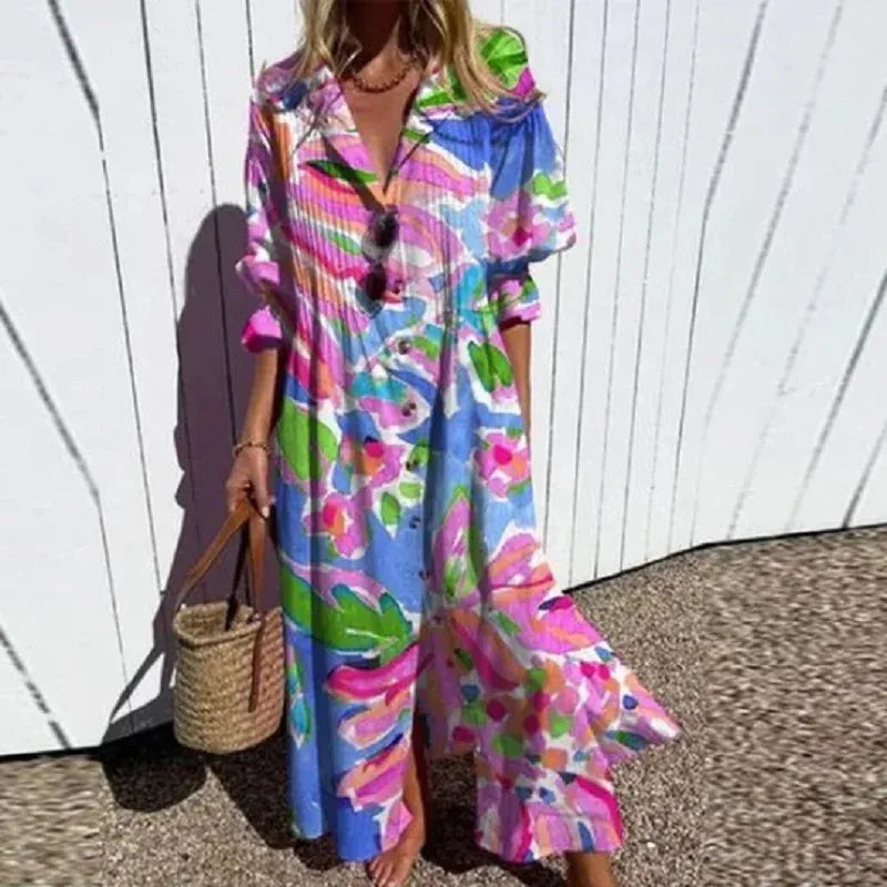 Chantal | Elegant Boho Klänning