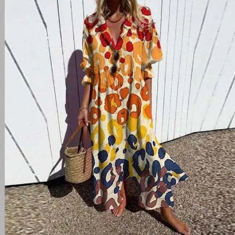 Chantal | Elegant Boho Klänning