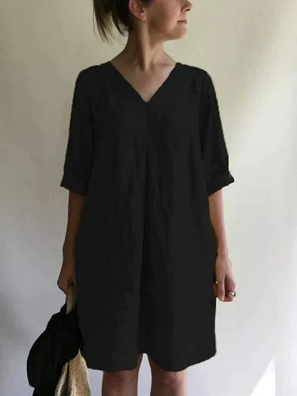 Alyssa | Minimalistisk avslappnad klänning