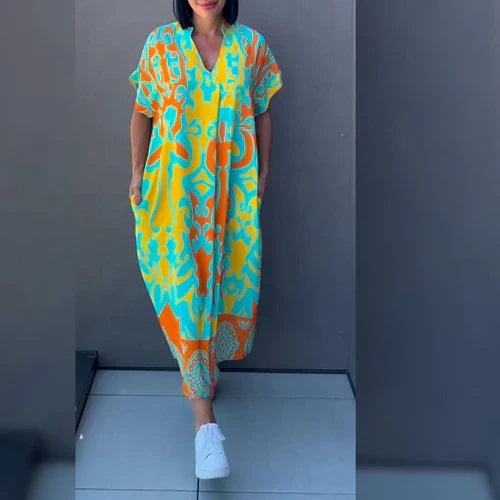 Elena | Elegant blommig klänning