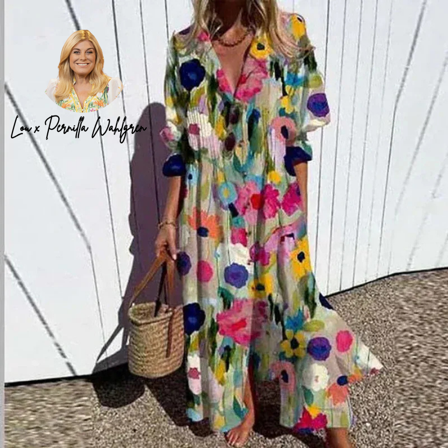 Chantal | Elegant Boho Klänning