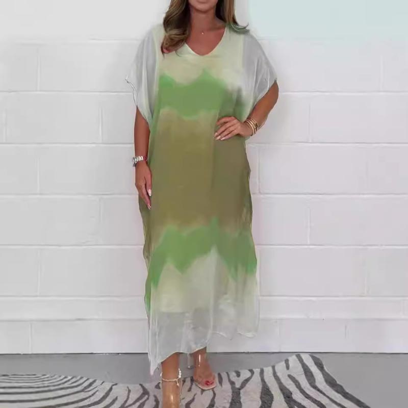 Celestia | Elegant klänning med dip dye-effekt