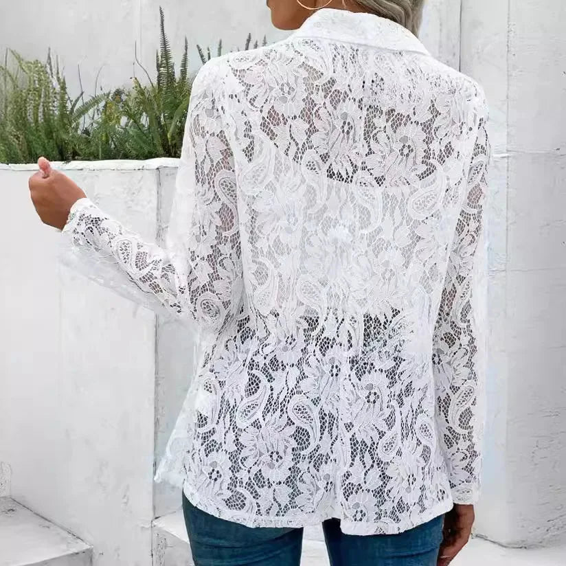 Nathalie | Elegant blazer i spets