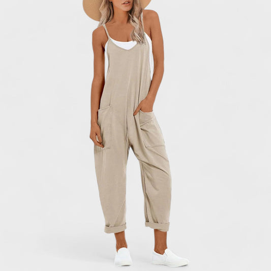 Lily | Jumpsuit med spagettiband och fickor