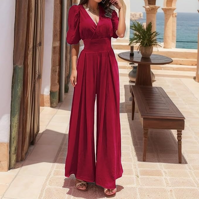 Alessia | Byxdress med puffärmar