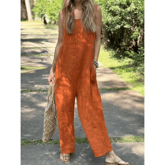 Gina | Ledig jumpsuit med vida ben