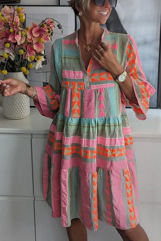 Juliane | Boho-inspirerad swing klänning