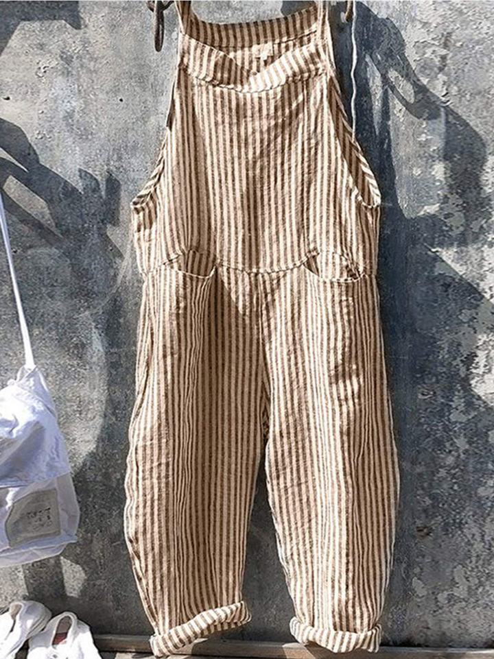 Julia | Trendig randig jumpsuit