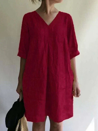 Alyssa | Minimalistisk avslappnad klänning