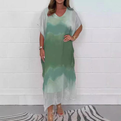 Celestia | Elegant klänning med dip dye-effekt