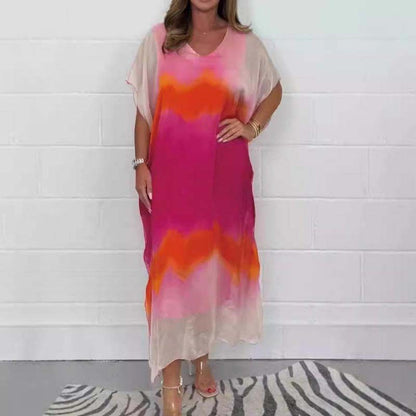 Celestia | Elegant klänning med dip dye-effekt