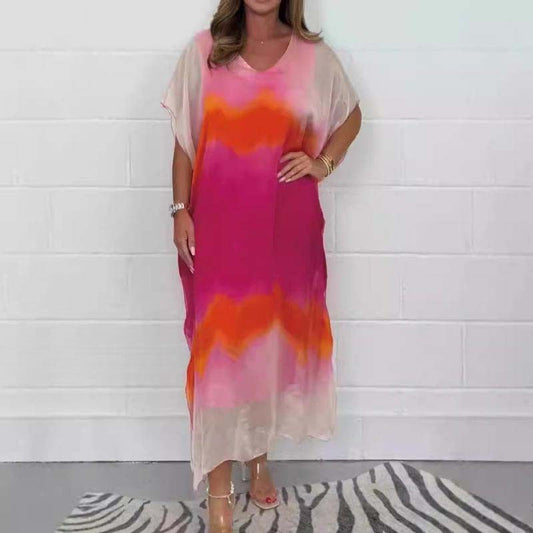 Celestia | Elegant klänning med dip dye-effekt